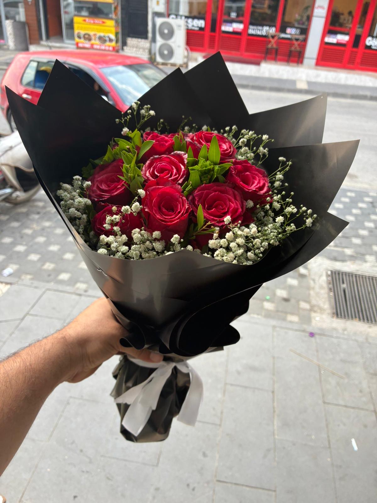 Canlı Gül Buketi