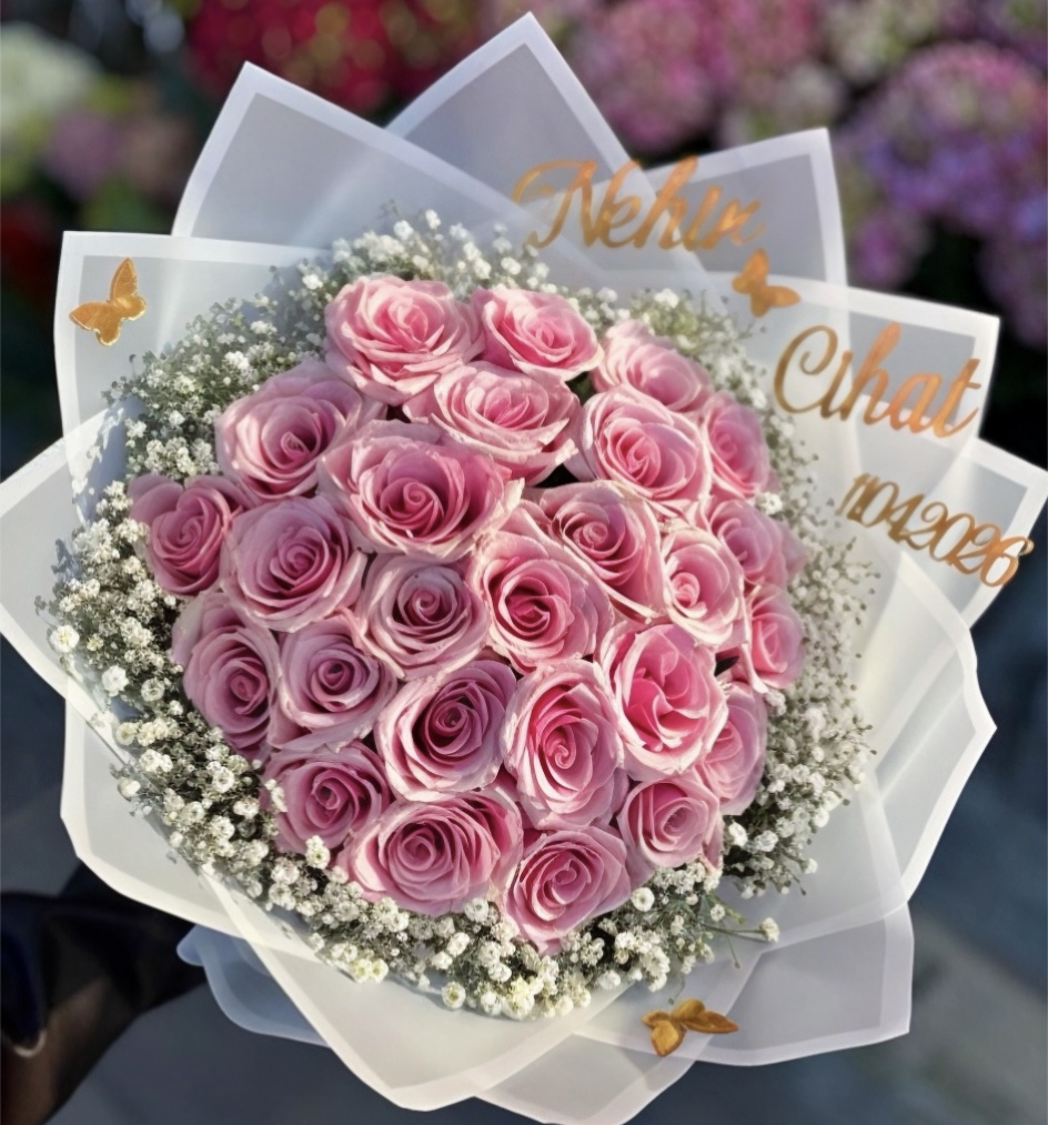 Pembe Gül Buketi